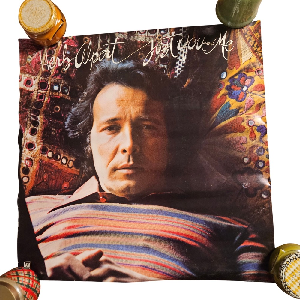 Herb Alpert Just You And Me‎ Vintage 1976 Promo Album Poster 24x24 Jazz A&M